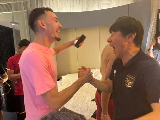 Sukacita Shin Tae-yong Usai Timnas Lolos Babak 16 Besar Foto Berita Jatim