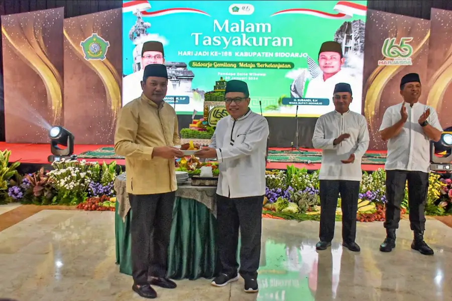 Wabup Sidoarjo Hadiri Tasyakuran Hari Jadi ke-165 Kabupaten Sidoarjo Foto Berita Jatim