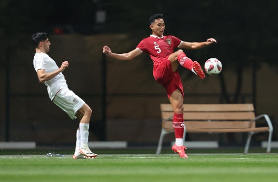 Timnas Indonesia kalah lima gol tanpa balas saat beruji coba melawan Iran pada Selasa (9/1/2023) tengah malam WIB. Foto: PSSI