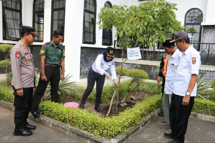 KAI Daop 7 Madiun Tanam 638 Pohon di 16 Stasiun foto beritajatim