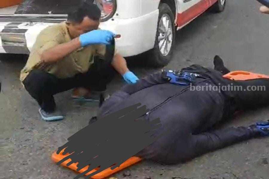 Berangkat Kerja Seorang Karyawan Terlindas Ban Truk di Bangkalan Foto Berita Jatim
