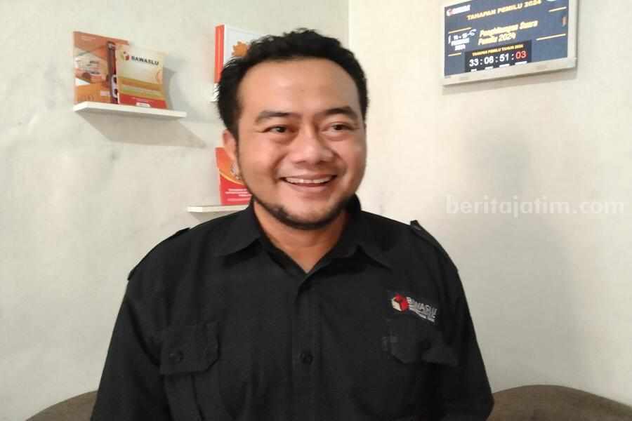 Koordinator Divisi Penanganan Pelanggaran, Data dan Informasi Bawaslu Kabupaten Malang, Abdul Allam Amrullah, Kamis (11/1/2024) sore.