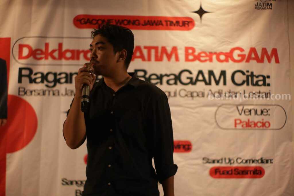 Relawan Jatim Beragam Siapkan 42 Titik Nobar Debat Capres Ketua Jatim Beragam Bobby Tanaya Gunawan.