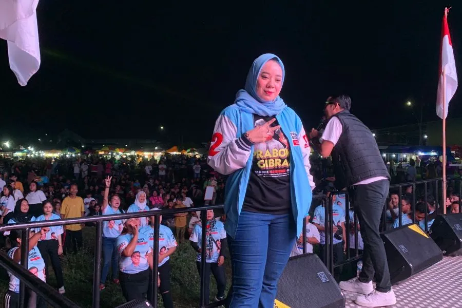 Goyang Gemoy Pemenangan Prabowo-Gibran di Blitar Meriah Foto Berita Jatim