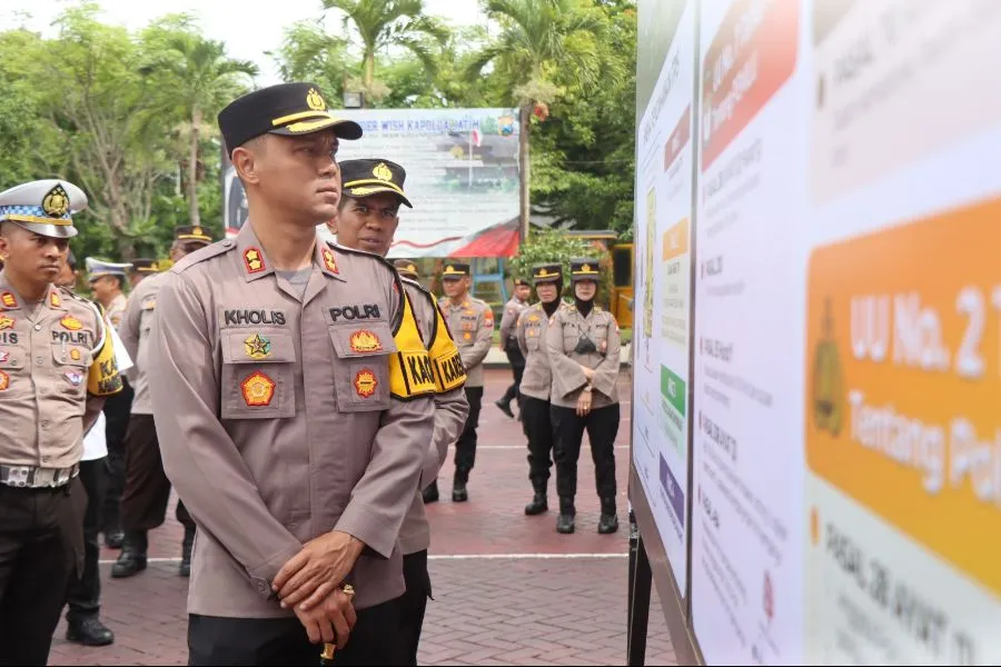 Kapolres Malang Pimpin Simulasi Pengamanan TPS Foto Berita Jatim