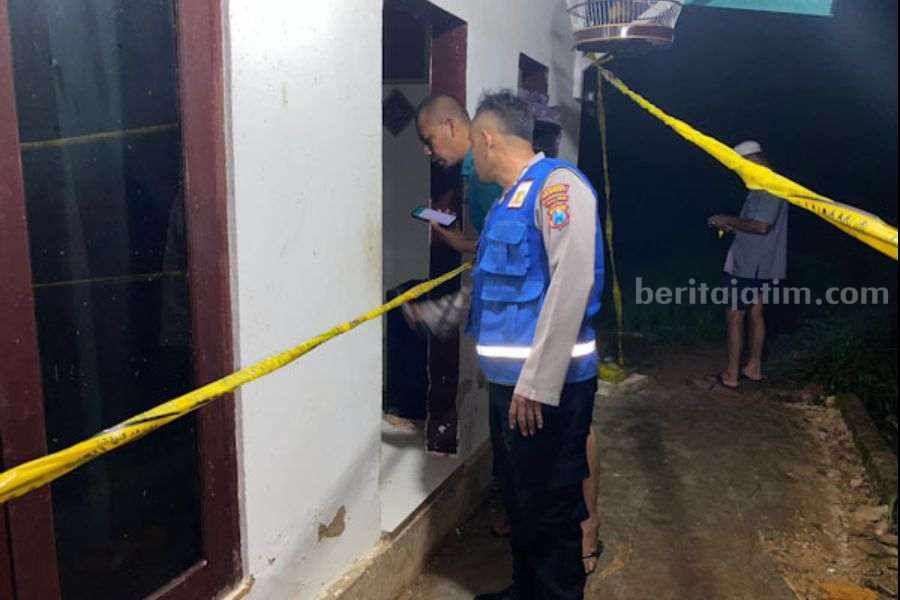 Polisi olah TKP ledakan di Sumenep