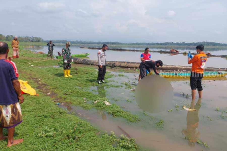 Jasad Pria di Sungai Brantas Malang Seorang Mahasiswa