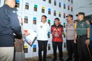 Siap Sambut Pemilu, Forkopimda Kota Malang Sambangi Gudang KPU Foto Berita Jatim