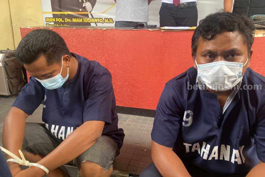 Sopir truk yang nekat jual kendaraan milik perusahaan.