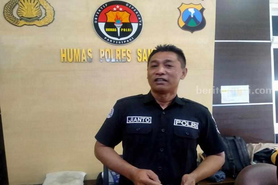 Iptu Sujianto Kasi Humas Polres Sampang (Foto: Zamachsari/beritajatim.com)