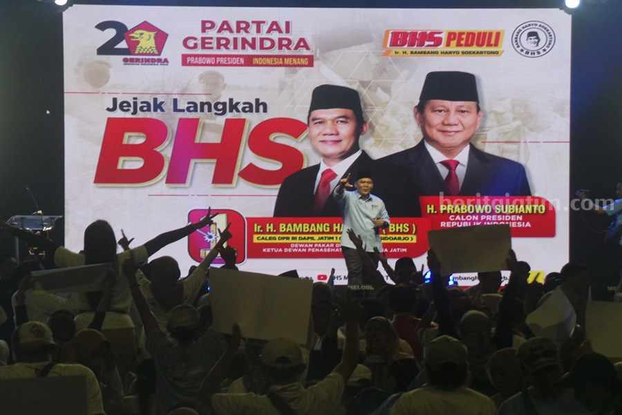 Ribuan Relawan Hadiri Konsolidasi Pemenangan BHS Foto Berita Jatim