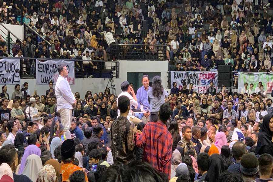 Panitia Klaim 20 Ribu Orang Datang di Desak Anies Surabaya Foto Berita Jatim