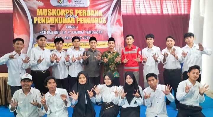 KSR PMI Unit IAI Al-Khairat Pamekasan Terbentuk Foto Berita Jatim