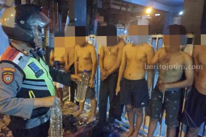 Pesta Arak Jowo, 7 Remaja Kediri Terjaring Patroli Angker Foto Berita Jatim
