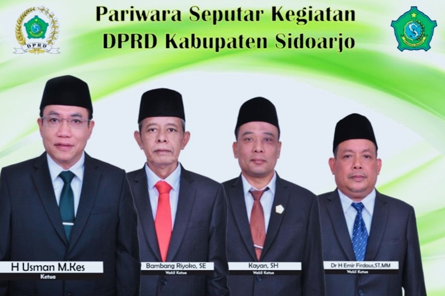 Pimpinan DPRD Kabupaten Sidoarjo dan Bupati Sidoarjo Sepakati Perda Penyelenggaraan Kesejahteraan Sosial Foto Berita Jatim