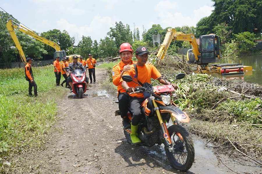 Kalaksa BPBD Jatim: Normalisasi Intensif Banjir Trosobo Surut Foto Berita Jatim