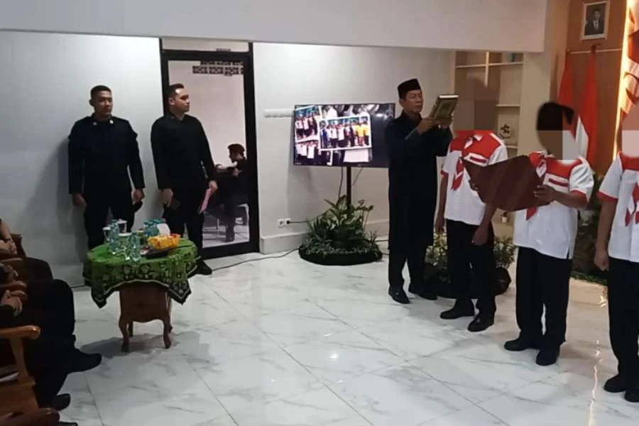 Eks Anggota JAD dan JI Ikrar Setia Pada NKRI di Lapas Kelas 1 Madiun Foto Berita Jatim