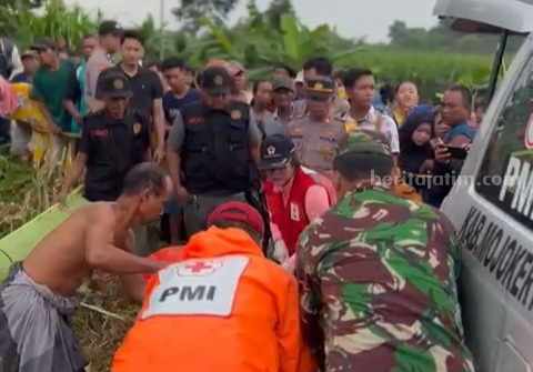 Satu Korban Terseret Arus di Mojokerto Berhasil Ditemukan Foto Berita Jatim