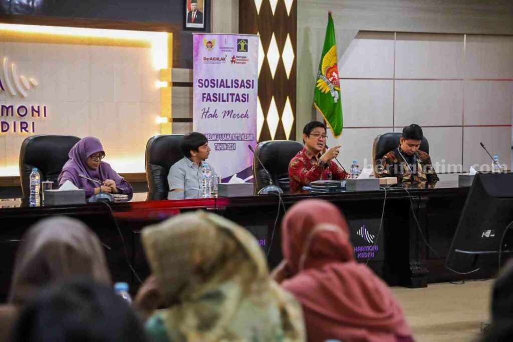 Pelaku Usaha di Kota Kediri Dapat Edukasi HAKI Foto Berita Jatim