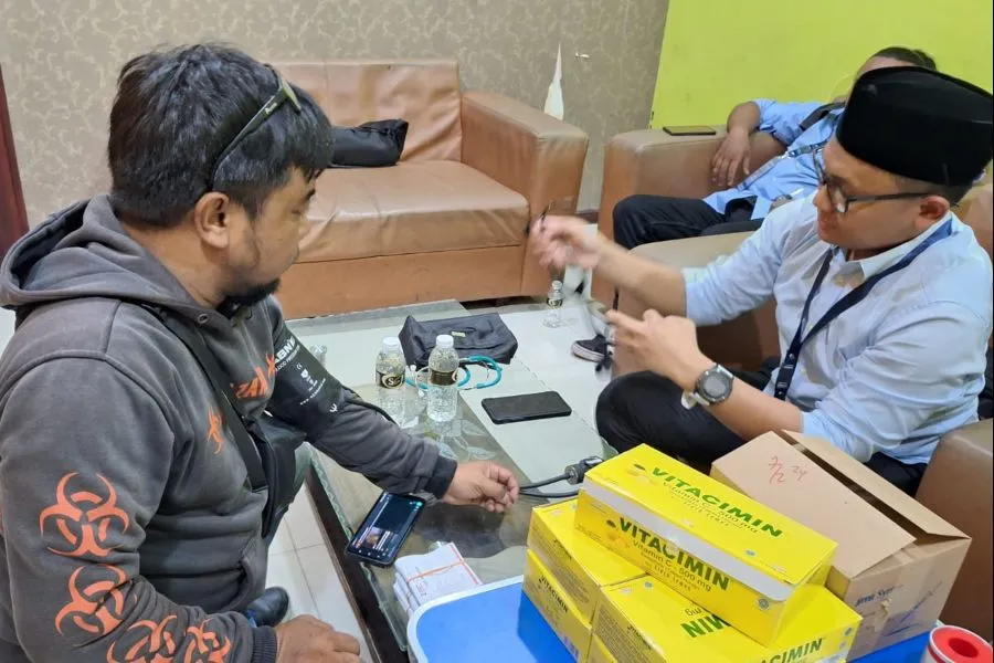 HPN 2024, TKD 02 Jatim Cek Kesehatan Gratis ke Jurnalis Foto Berita Jatim