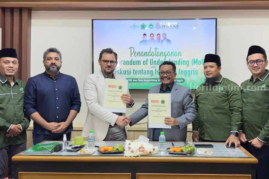 ISNU Jatim Jalin Kerjasama dengan Minhaj Welfare Foundation Soal Dakwah hingga Bangun Kantor di Inggris Foto Berita Jatim