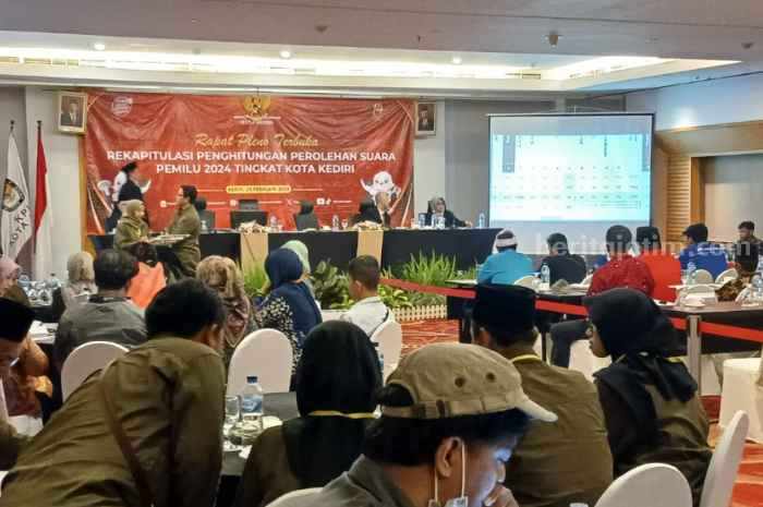 Perolehan Kursi Partai dan Caleg di Kota Kediri, Jagoanmu Lolos? Foto Berita Jatim