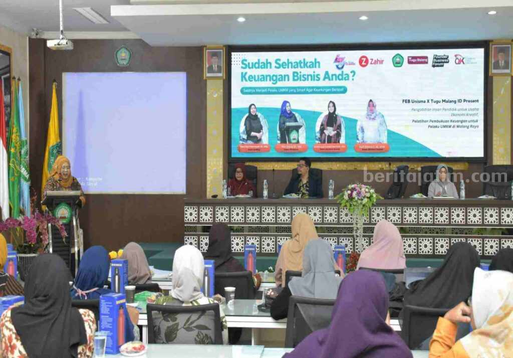 Dekan FEB Unisma Ajak UMKM di Malang Raya Tertib Laporan Keuangan Foto Berita Jatim