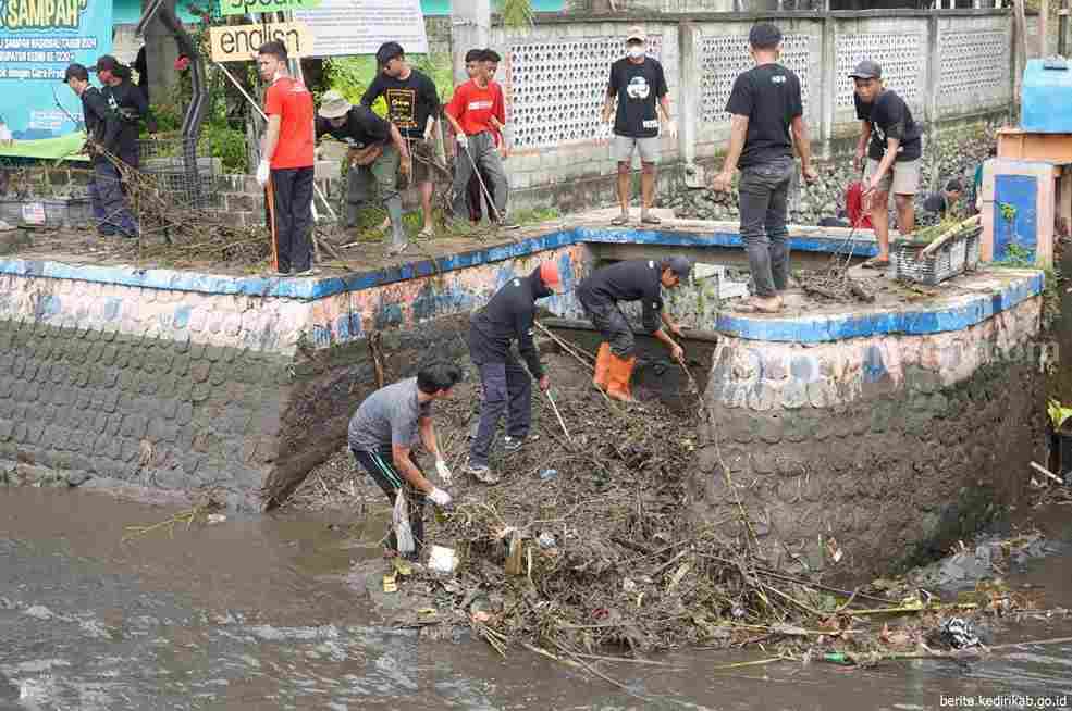 Ini Aksi Nyata Kabupaten Kediri Bebas Sampah Foto Berita Jatim