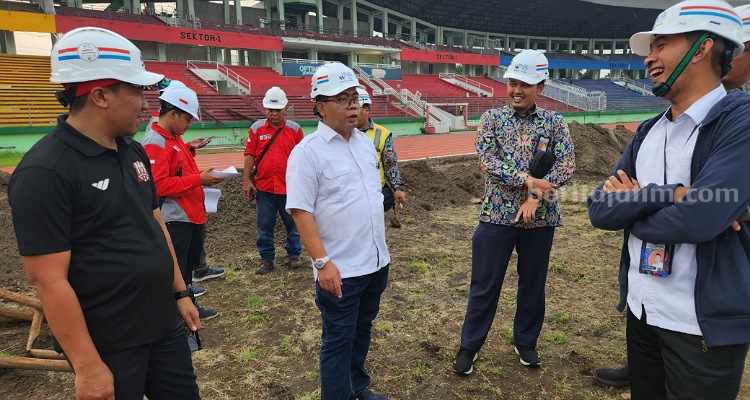 PUPR Mulai Renovasi Stadion Gelora Delta Sidoarjo di Beberapa Sisi Foto Berita Jatim