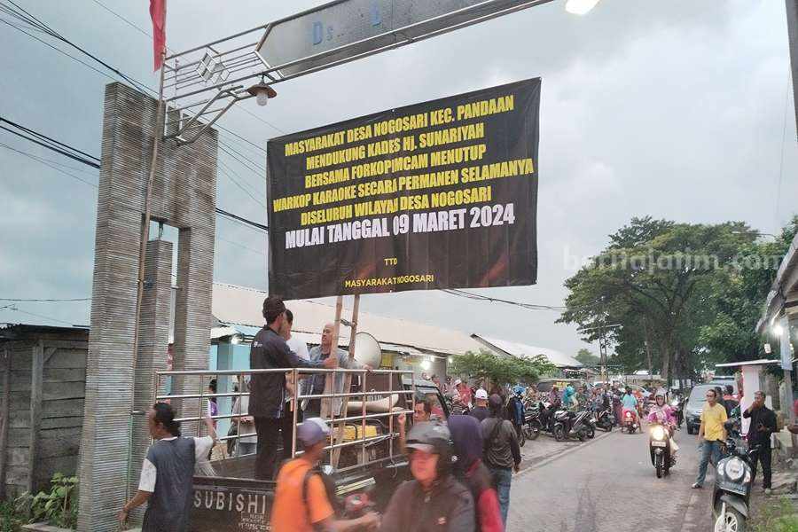 Warga Pandaan Pasuruan Tutup 50 Warung Karaoke Mesum Foto Berita Jatim