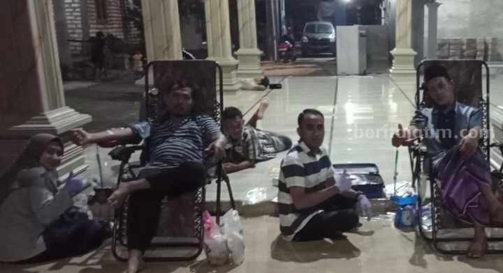 UDD PMI Pamekasan Kumpulan 62 Kantong Darah Foto Berita Jatim