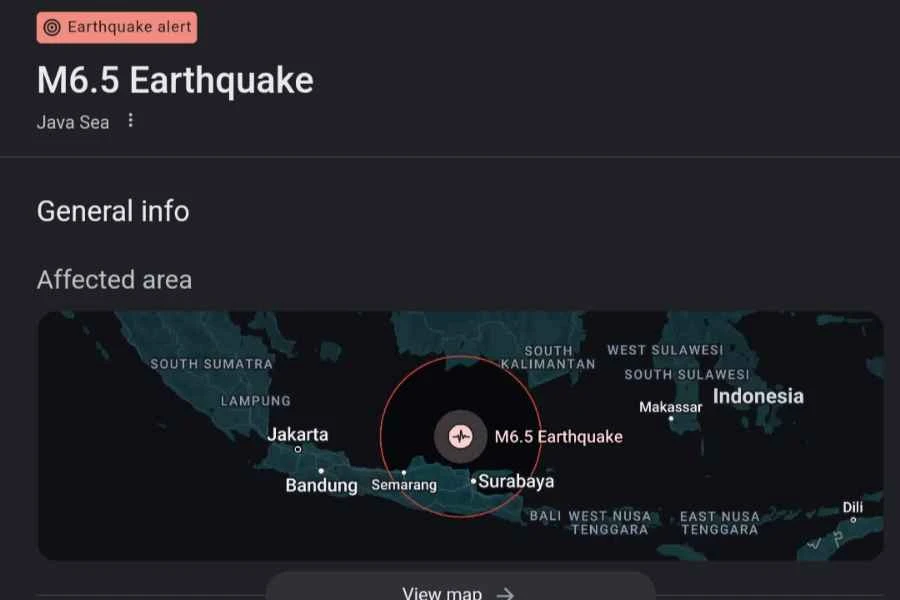 Gempa Tuban Pukul 15.54 WIB Terasa Hingga Ngawi, Madiun, Magetan Foto Berita Jatim