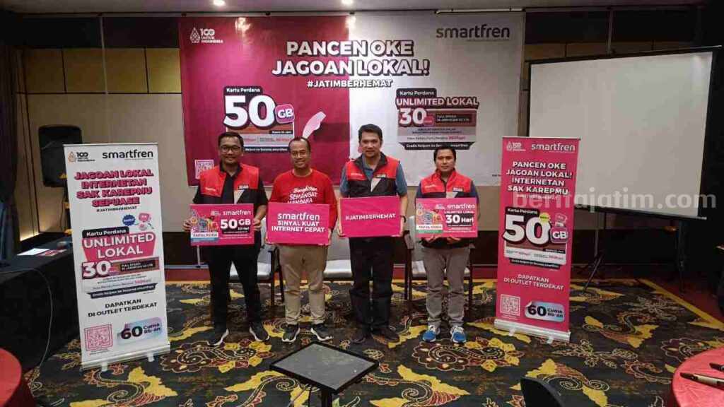 Warga Kediri Perhatikan, Ini Jagoan Lokal Terbaru Smartfren Kuota 50 GB dan Unlimited Lokal 30 Hari Foto Berita Jatim