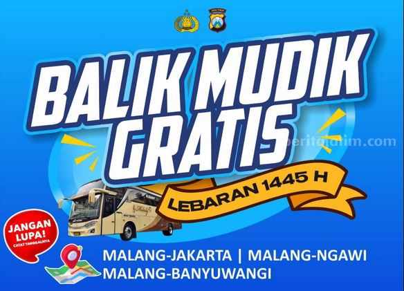 Polres Malang Fasilitasi Balik Gratis Lebaran 2024 Foto Berita Jatim