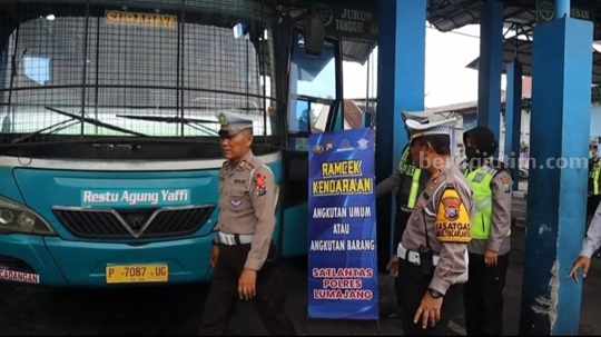 Tekan Fatalitas Selama Mudik Lebaran 2024, Sopir Bus Lumajang Dites Urine Foto Berita Jatim