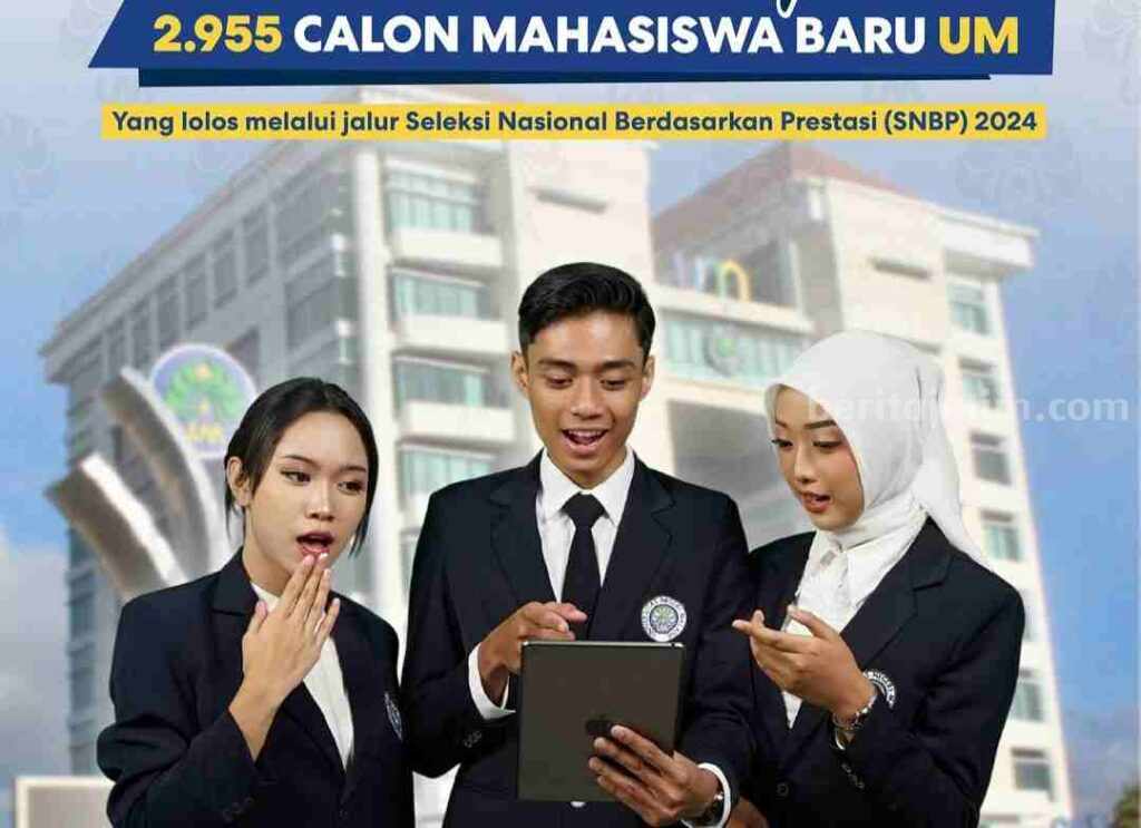 Dari 27.380 Peminat SNBP di UM, Hanya 2.955 yang Diterima Foto Berita Jatim