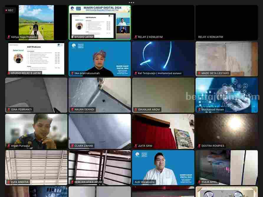 356 Peserta Kota Kediri Ikuti Webinar Cakap Digital 2024 Foto Berita Jatim