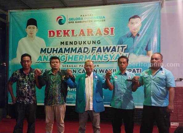 Partai Gelora Dukung Fawait – Anang Hermansyah dalam Pilkada Jember Foto Berita Jatim