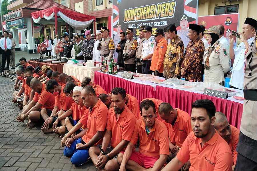 Polres Pasuruan Ungkap 49 Kasus Selama Operasi Pekat 2024 Foto Berita Jatim