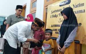 Santuni 150 Yatim Pamekasan, Ketua AJP: Cara Kami Harapkan Berkah Foto Berita Jatim