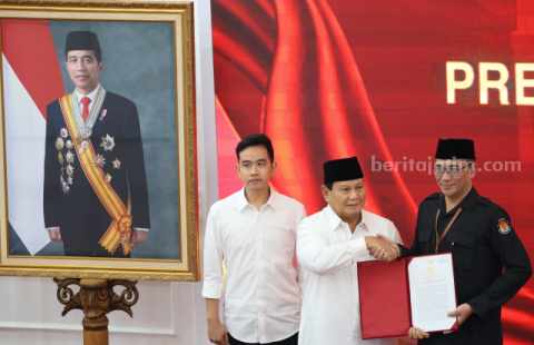 KPU Tetapkan Prabowo-Gibran Presiden dan Wapres Terpilih Foto Berita Jatim