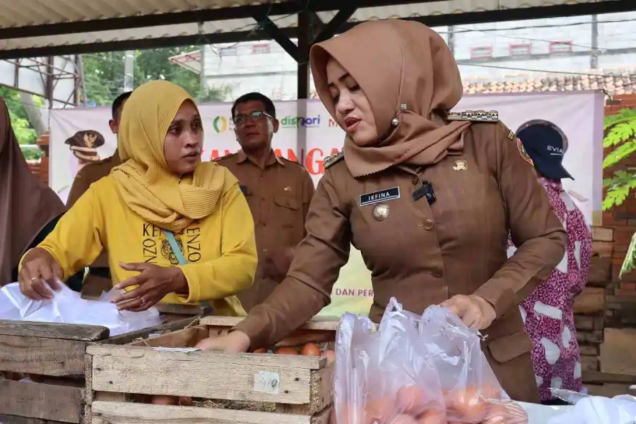 Pemkab Mojokerto Gelar Gerakan Pangan Murah Jelang Lebaran Foto Berita Jatim