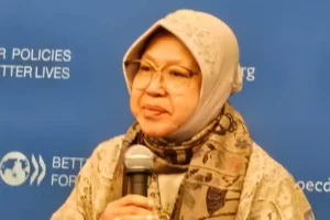 Forum OECD di Paris Ambil Jawaban Risma sebagai Kesimpulan Ketahanan Infrastruktur Bencana Foto Berita Jatim