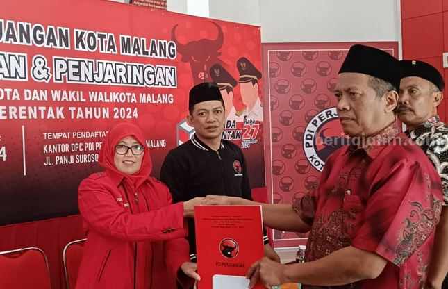 Pilwali Kota Malang, 3 Orang Ambil Formulir Pendaftaran di PDIP Foto Berita Jatim