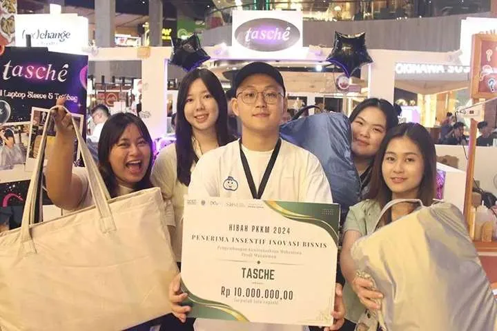 Tim mahasiswa produk Tasche menerima pendanaan dari Kemendikbudristek.