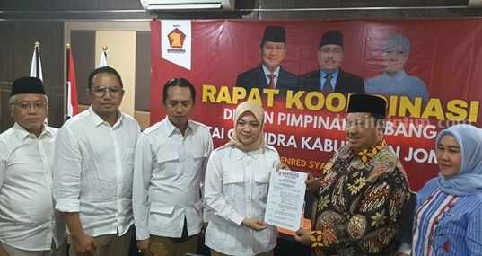 Hasil Rakorcab Gerindra Jombang Usung Kades Warsubi di Pilkada 2024 Foto Berita Jatim