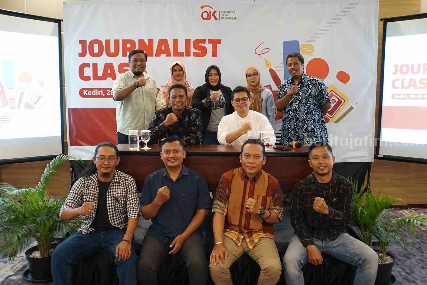 OJK Kediri gelar agenda Journalist Class untik jurnalis dari Kediri hingga Madiun.