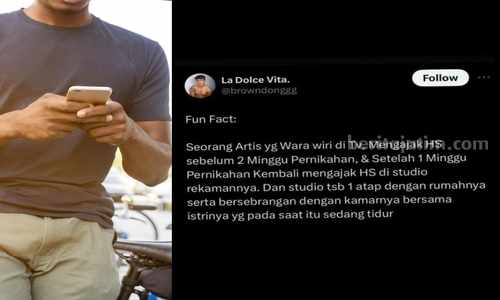 Artis Inisial R Dikabarkan Selingkuh dengan Pria Sesama Jenis di Studio