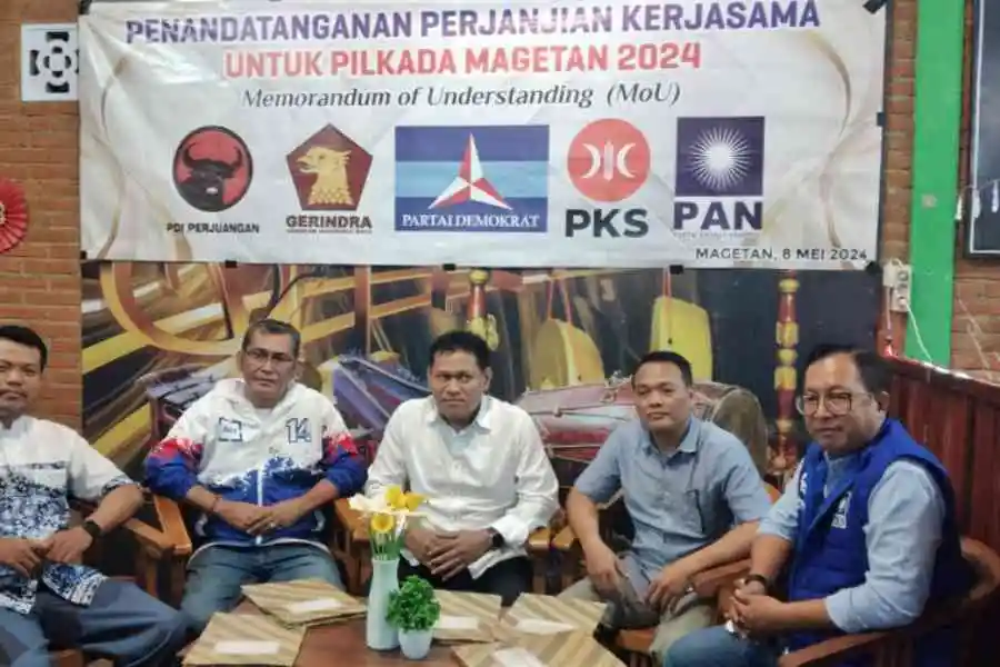 Lima Parpol Magetan Koalisi di Pilkada 2024, Siapa Diusung? Foto Berita Jatim