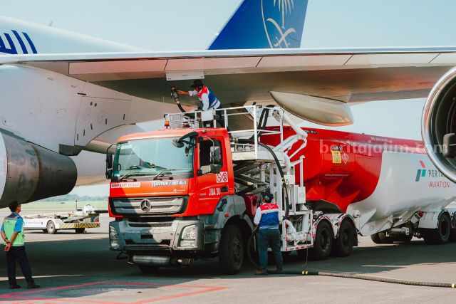 Pertamina Patra Niaga Jatimbalinus Siapkan 11.900 KL Avtur Khusus Haji Flight 2024 Foto Berita Jatim